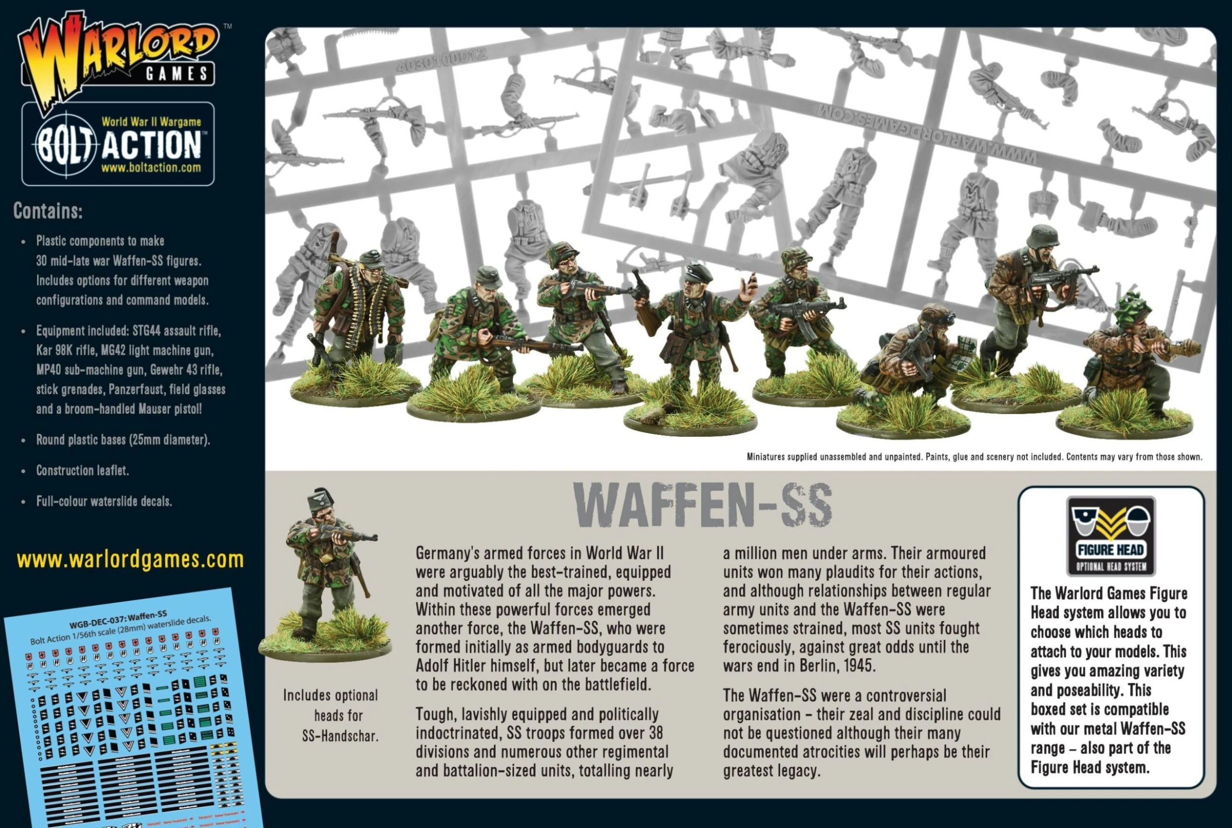 Warlord Games Bolt Action Waffen SS 1:56 Scale 4 Warlord Games Bolt Action Waffen SS 1:56 Scale - Image 2