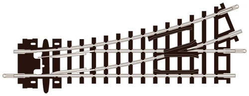 Peco ST-6 No.1 Radius Lefthand Point