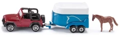 Siku 1651 Jeep With Horse Trailer And Horse
