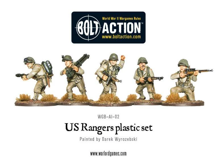 Italeri Bolt Action WGB-AI-02 – US Rangers Boxed Set 1:56 - Image 2