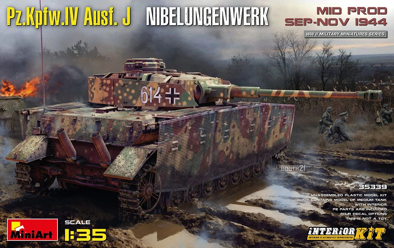 Miniart 35339 1/35 Pz.Kpfw.IV Ausf J Nibelungenwerk Mid Interior Kit - Image 2