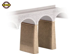 Ratio 254 N Gauge Two Stone Piers Kit