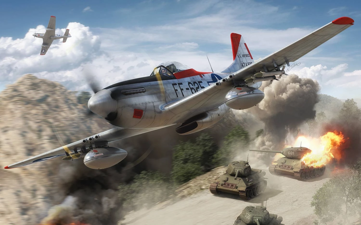 A05136 Airfix North American F-51D Mustang 1:48 Scale 9 A05136 Airfix North American F-51D Mustang 1:48 Scale - Image 7