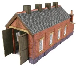 PN931 Metcalfe N Gauge Single Track Engine Shed (Red Brick) Kit