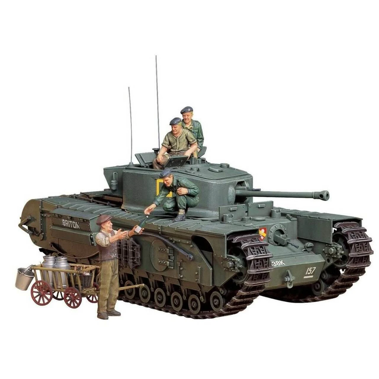 Tamiya 35210 British Churchill Infantry Tank Mk.VII Kit 1:35 Scale 5 Tamiya 35210 British Churchill Infantry Tank Mk.VII Kit 1:35 Scale - Image 3