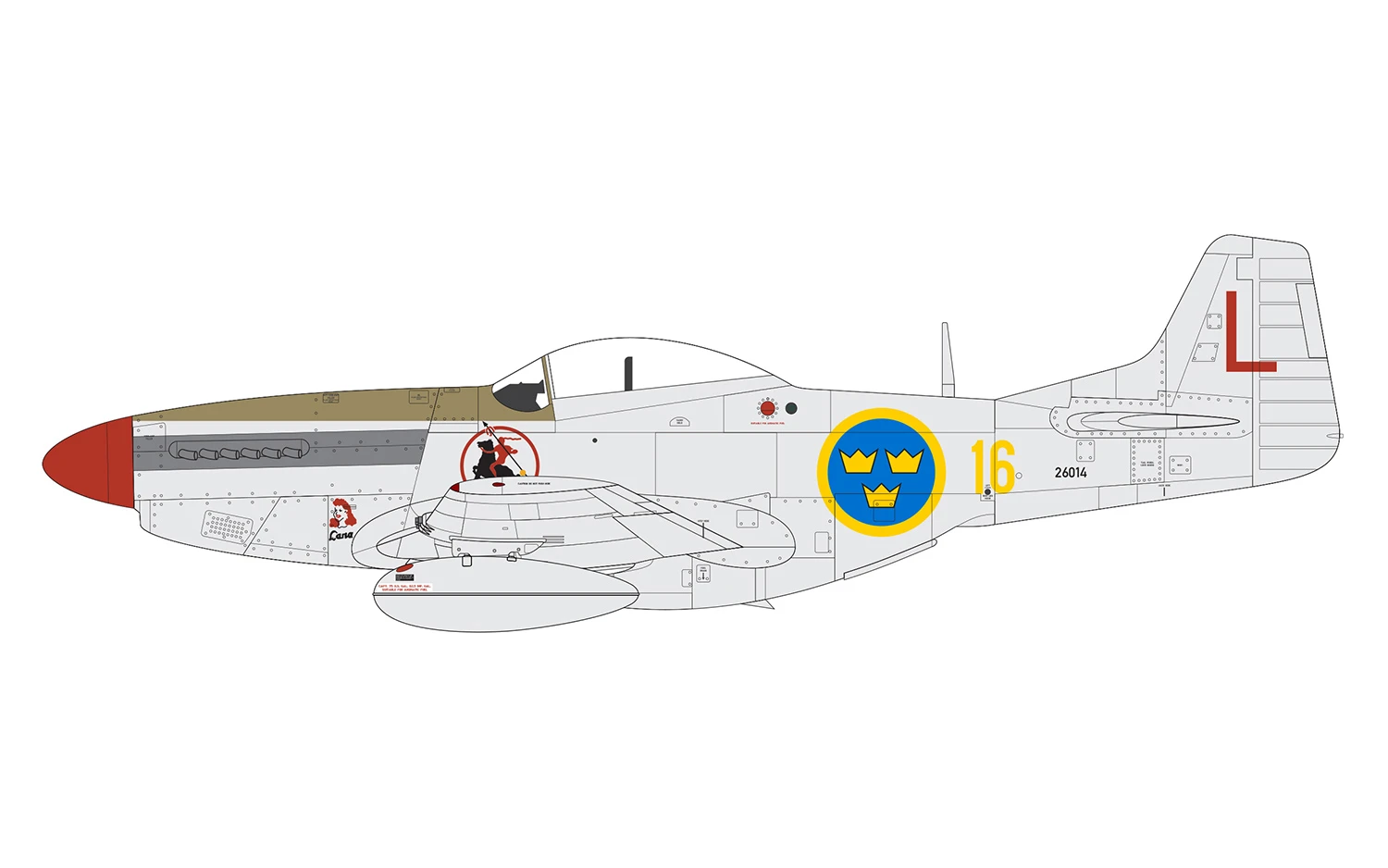 A05136 Airfix North American F-51D Mustang 1:48 Scale 4 A05136 Airfix North American F-51D Mustang 1:48 Scale - Image 2