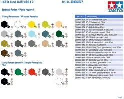 Tamiya 61037 Focke-Wulf Fw190 A-3 1:48 Scale -Warlordgames Shop 1ba1534e4f3359f6402601ff6d407ef6