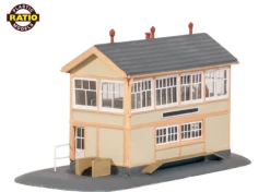 Ratio 223 N Gauge GWR Wooden Signal Box Kit