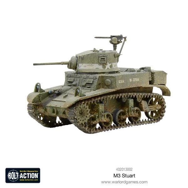 Warlord Games Bolt Action 402013002 – M3 Stuart 1:56 Scale 7 Warlord Games Bolt Action 402013002 – M3 Stuart 1:56 Scale - Image 5