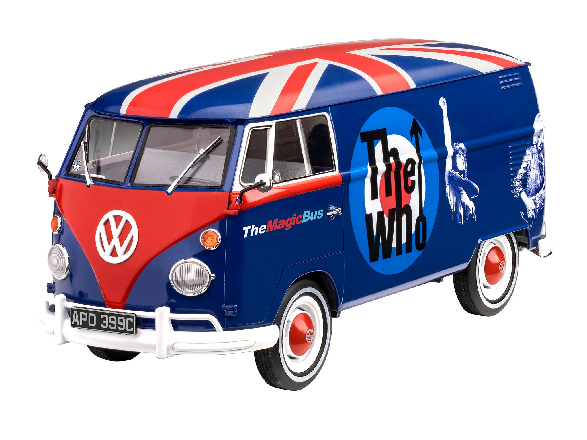 REVELL 1/24 VW T1 THE WHO MAGIC BUS STARTER SET 3 REVELL 1/24 VW T1 THE WHO MAGIC BUS STARTER SET