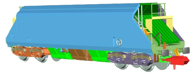 DAPOL 2F-050-105 O&K JHA (MIDDLE HOPPER) FOSTER YEOMAN LATE 19370 N GAUGE 5 DAPOL 2F-050-105 O&K JHA (MIDDLE HOPPER) FOSTER YEOMAN LATE 19370 N GAUGE - Image 3