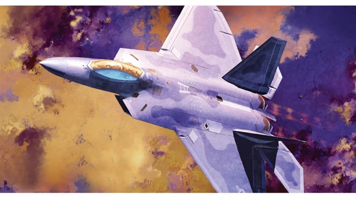 Academy 12423 F-22A Raptor 1/72 SCALE 2 Academy 12423 F-22A Raptor 1/72 SCALE