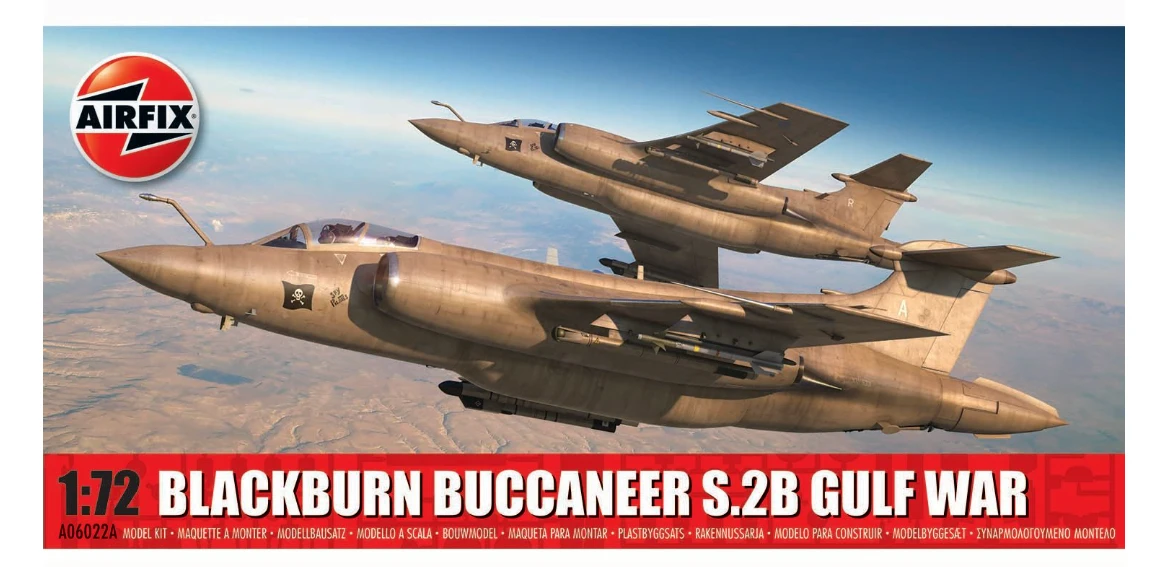 A06022a Airfix Blackburn Buccaneer S.2B Gulf War1:72 Scale 3 A06022a Airfix Blackburn Buccaneer S.2B Gulf War1:72 Scale