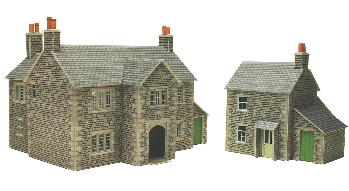 PO250 Metcalfe OO/H0 Manor Farm House & Workers Cottage Kit 3 PO250 Metcalfe OO/H0 Manor Farm House & Workers Cottage Kit