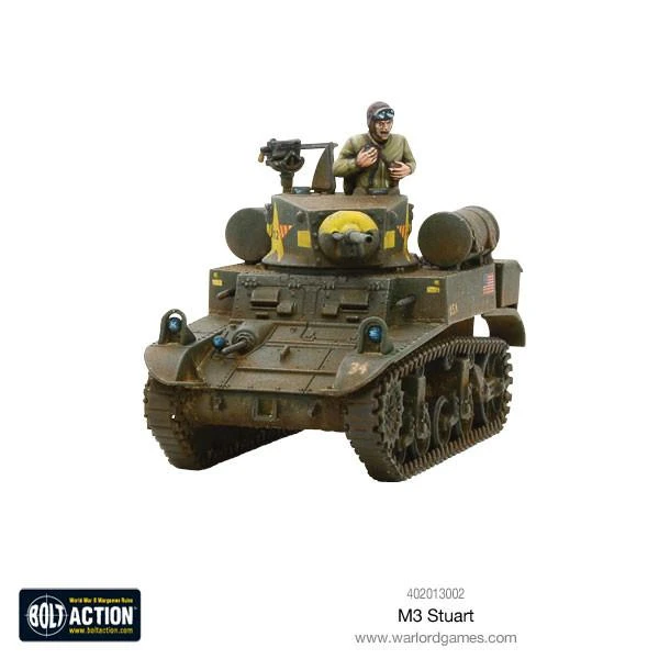 Warlord Games Bolt Action 402013002 – M3 Stuart 1:56 Scale 4 Warlord Games Bolt Action 402013002 – M3 Stuart 1:56 Scale - Image 2