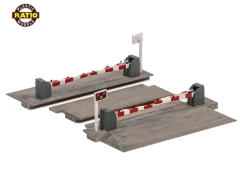 Ratio 235 N Gauge Level Crossing Barriers Kit