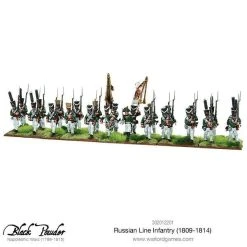 WARLOR GAMES Black Powder 302012201 – Russian Line Infantry 1809-1814