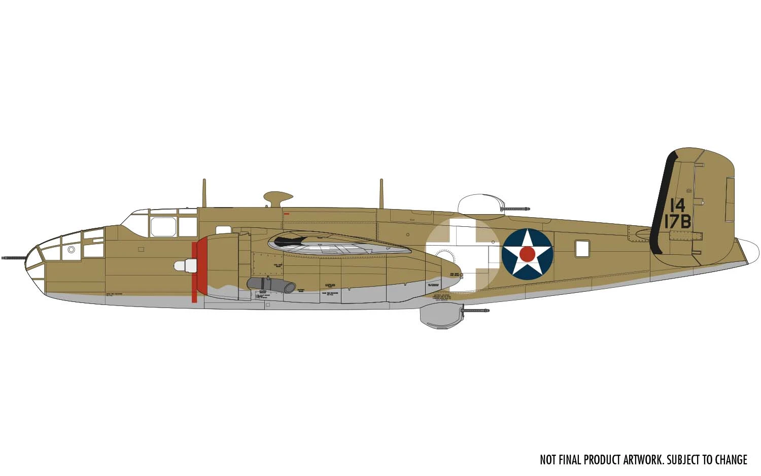 A06020 Airfix North American B-25B Mitchell 1:72 Scale 5 A06020 Airfix North American B-25B Mitchell 1:72 Scale - Image 3