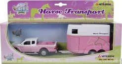 KIDSGLOBE 0124 Kids Globe 0124 Mitsubishi L200 With Horse Trailer