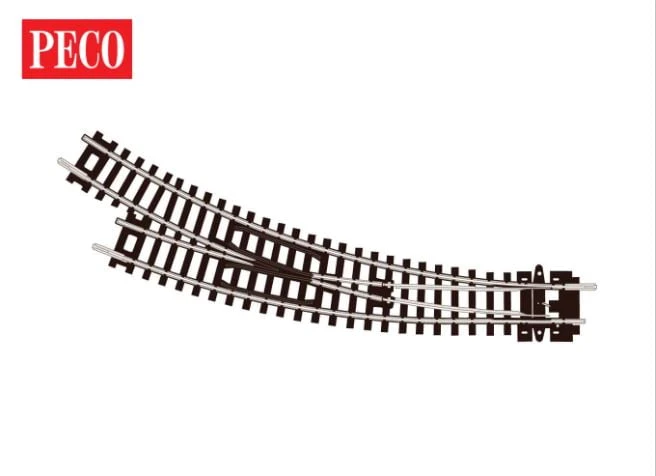 PECO ST-44 Curved Turnout, Right Hand 3 PECO ST-44 Curved Turnout, Right Hand