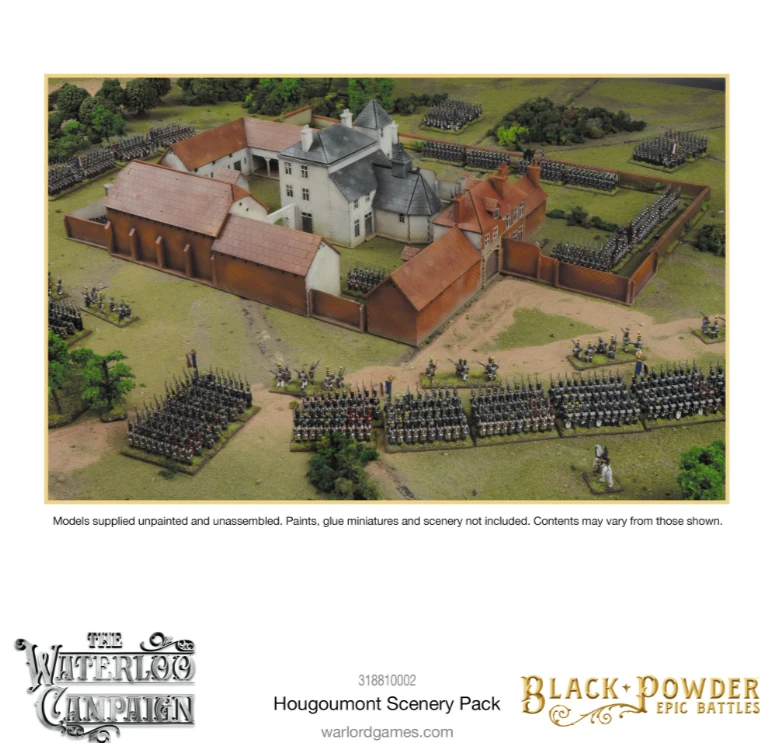 Warlord Games Black Powder Epic Battles: Waterloo – Hougoumont Scenery Pack 3 Warlord Games Black Powder Epic Battles: Waterloo – Hougoumont Scenery Pack