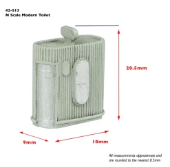 GRAHAM FARISH 42-513 Modern Toilet (x2) 7 GRAHAM FARISH 42-513 Modern Toilet (x2) -Warlordgames Shop 3dcd6ab37554a06ed85224b4418f5120