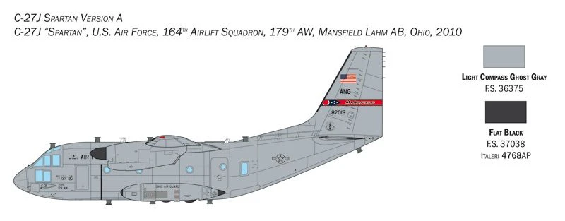Italeri 1450 C-27J Spartan G.222 1:72 Scale 9 Italeri 1450 C-27J Spartan G.222 1:72 Scale - Image 7