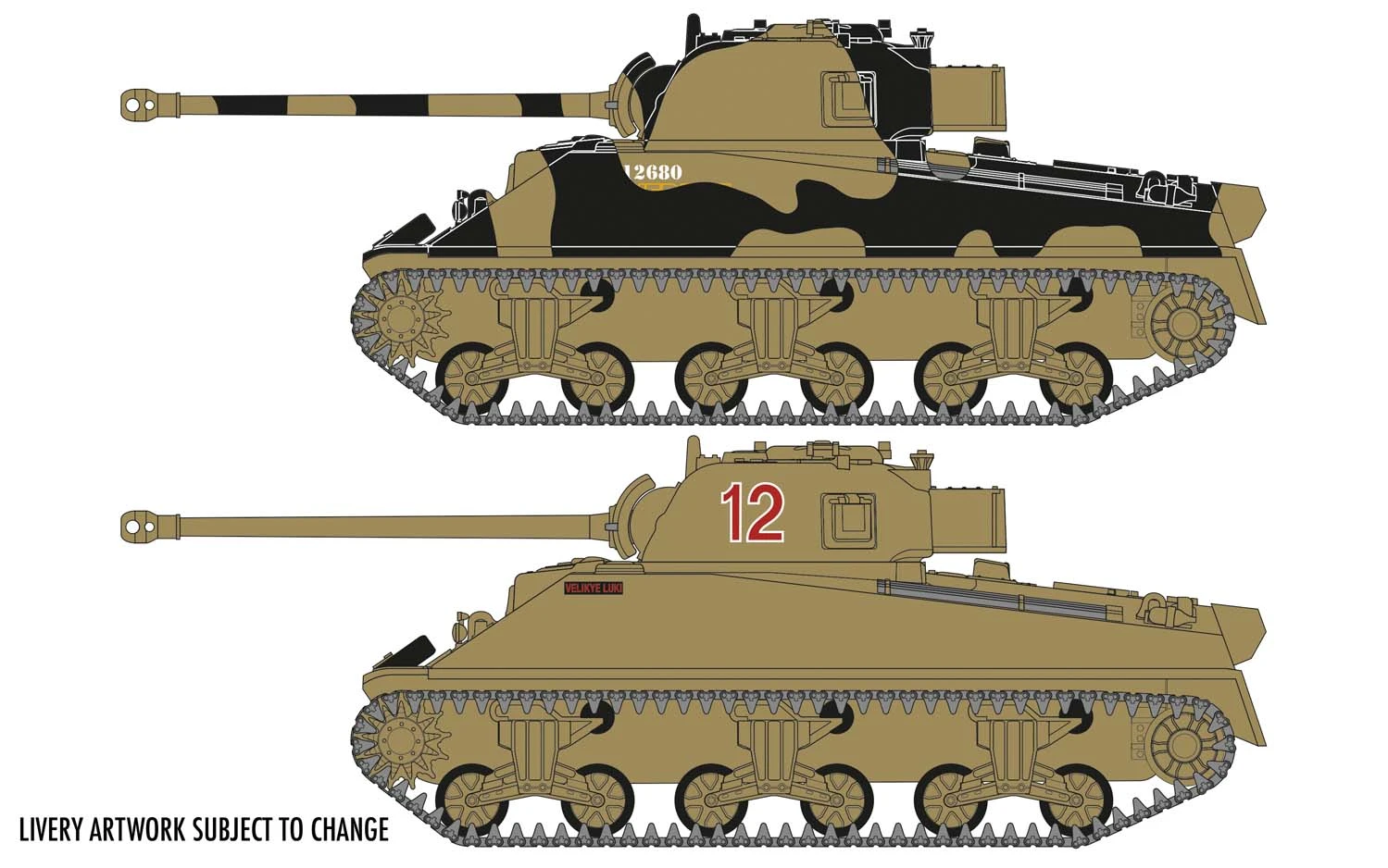 A02341 Airfix Sherman Firefly Vc Kit 1:72 Scale - Image 3