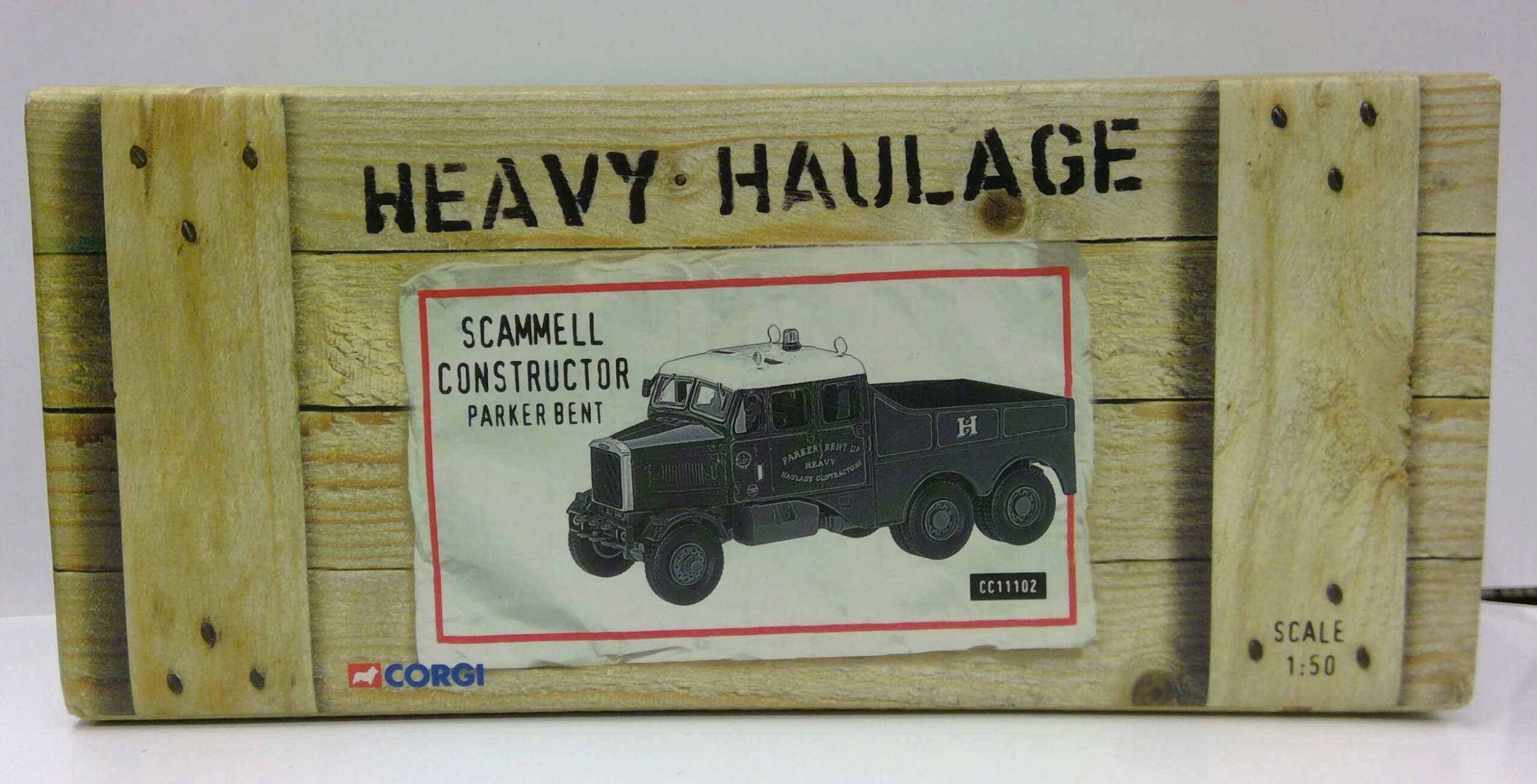 Corgi Heavy Haulage Scammel Constructor Parker Bent 1:50