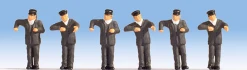 NOCH 36281 STEAM LOCOMOTIVE DRIVERS (6) FIGURE SET N GAUGE