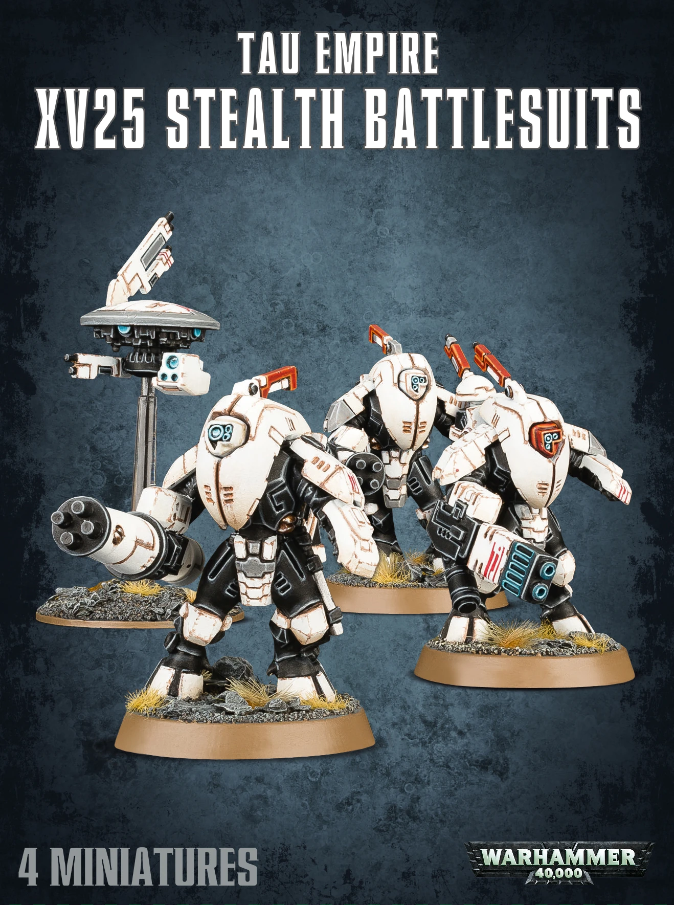 Warhammer 40k – Tau Empire XV25 Stealth Battlesuits 3 Warhammer 40k – Tau Empire XV25 Stealth Battlesuits