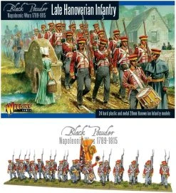 Warlord Games WGN-BR-13A – Napoleonic Wars – 24x Hanoverian Infantry – 28mm Black Powder Miniatures