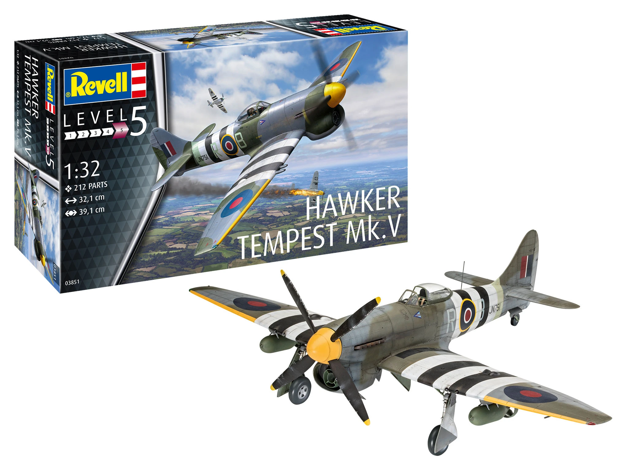 REVELL 03851 1/32 HAWKER TEMPEST MK.V 7 REVELL 03851 1/32 HAWKER TEMPEST MK.V - Image 5