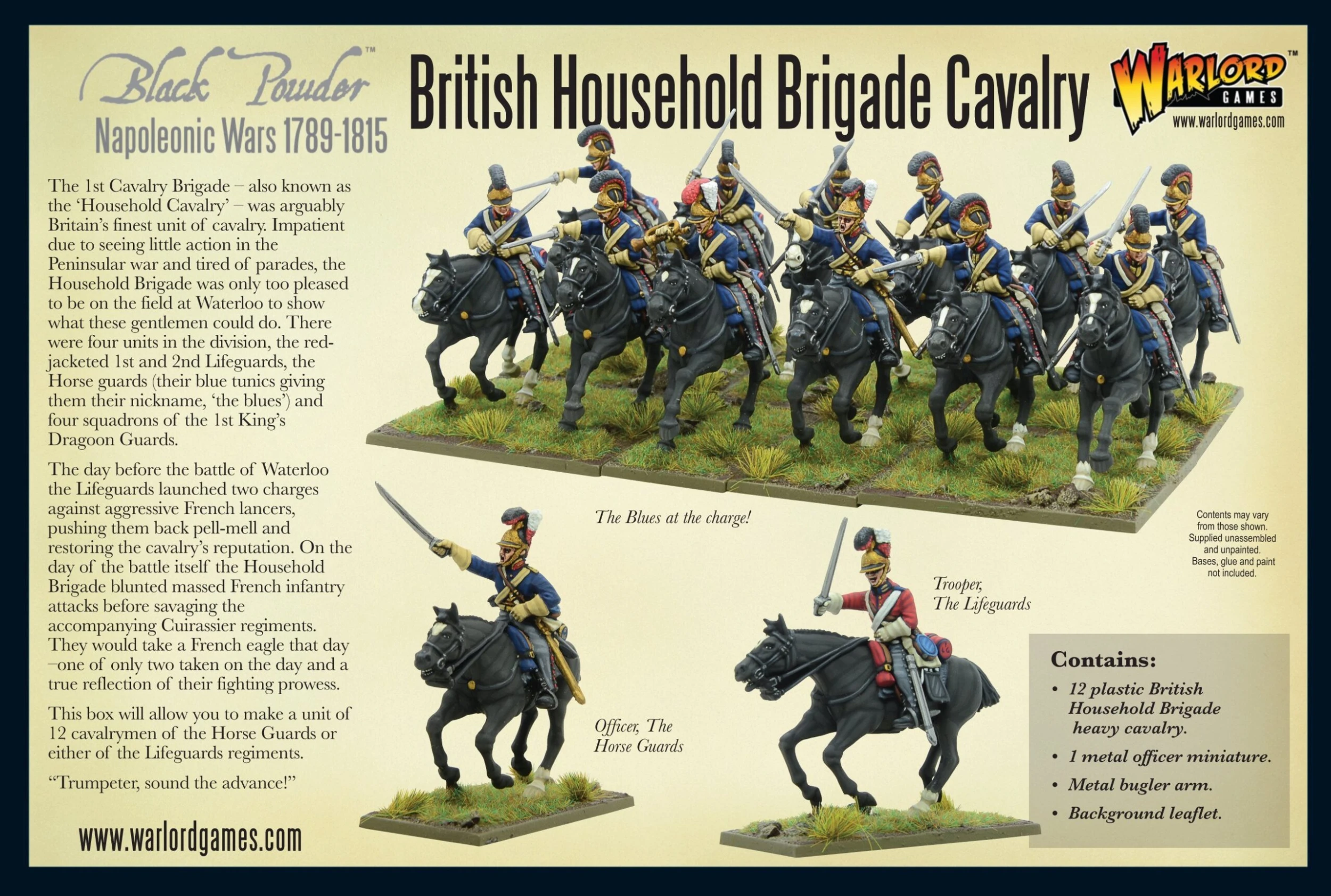 Warlord Games Black Powder 302011001 British Household Brigade Cavalry Napoleonlic 28mm 4 Warlord Games Black Powder 302011001 British Household Brigade Cavalry Napoleonlic 28mm - Image 2