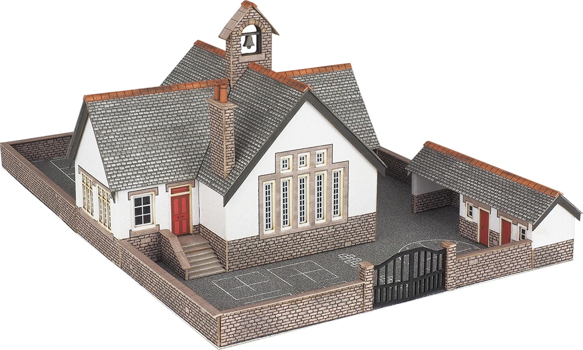 PN153 Metcalfe N Gauge Village School Kit 3 PN153 Metcalfe N Gauge Village School Kit