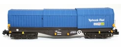 DAPOL 2F-039-009 N GAUGE TELESCOPIC HOOD WAGON TIPHOOK BLUE