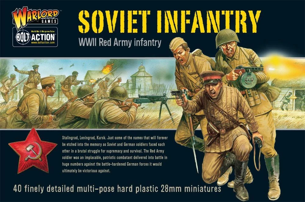 Warlord Games Bolt Action 402014003 – Soviet Infantry 28mm Figures 3 Warlord Games Bolt Action 402014003 – Soviet Infantry 28mm Figures
