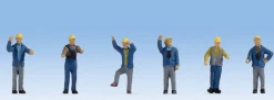 NOCH 36279 RAILWAY SHUNTERS (6) FIGURE SET N GAUGE