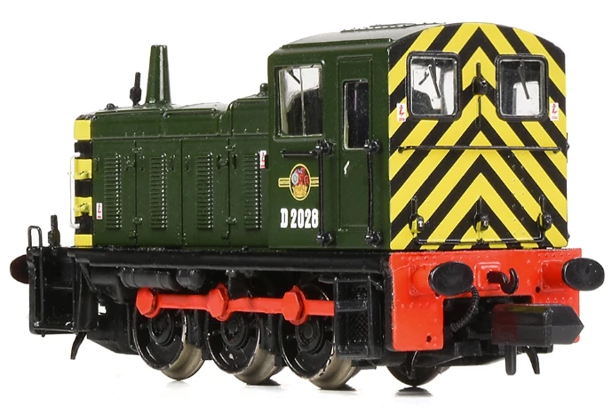 GRAHAM FARISH 371-061A Class 03 D2028 BR Green (Wasp Stripes) 4 GRAHAM FARISH 371-061A Class 03 D2028 BR Green (Wasp Stripes) - Image 2