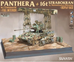 SUYATA PKSYNO001 Panther A Medium Tank & 16t Strabokran