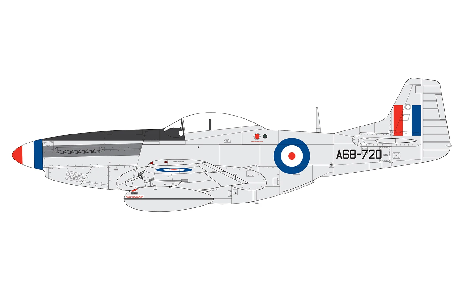 A05136 Airfix North American F-51D Mustang 1:48 Scale 3 A05136 Airfix North American F-51D Mustang 1:48 Scale