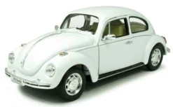 Welly 22436W VW Beetle Hard Top White – 1:24 Scale