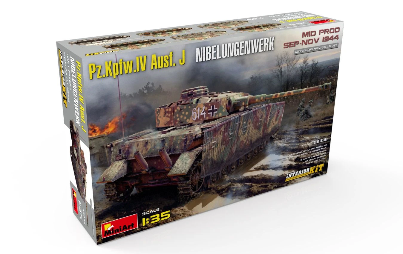Miniart 35339 1/35 Pz.Kpfw.IV Ausf J Nibelungenwerk Mid Interior Kit