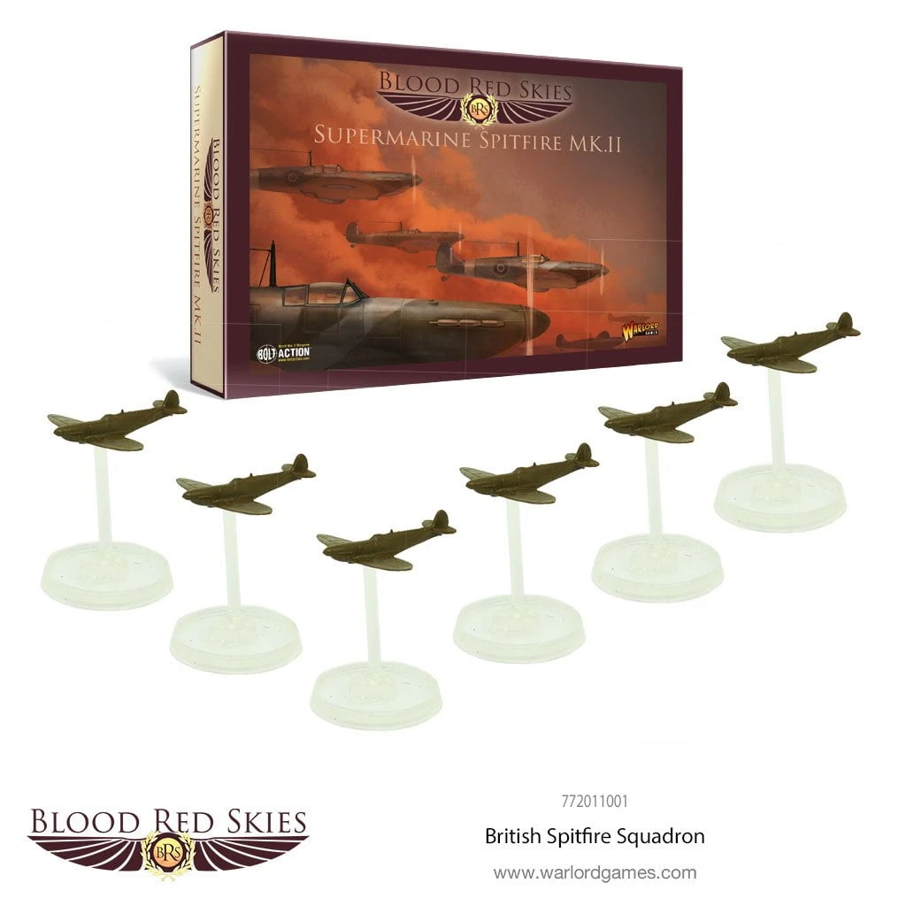 Italeri Blood Red Skies 772011001 – British Spitfire 6 Plane Squadron