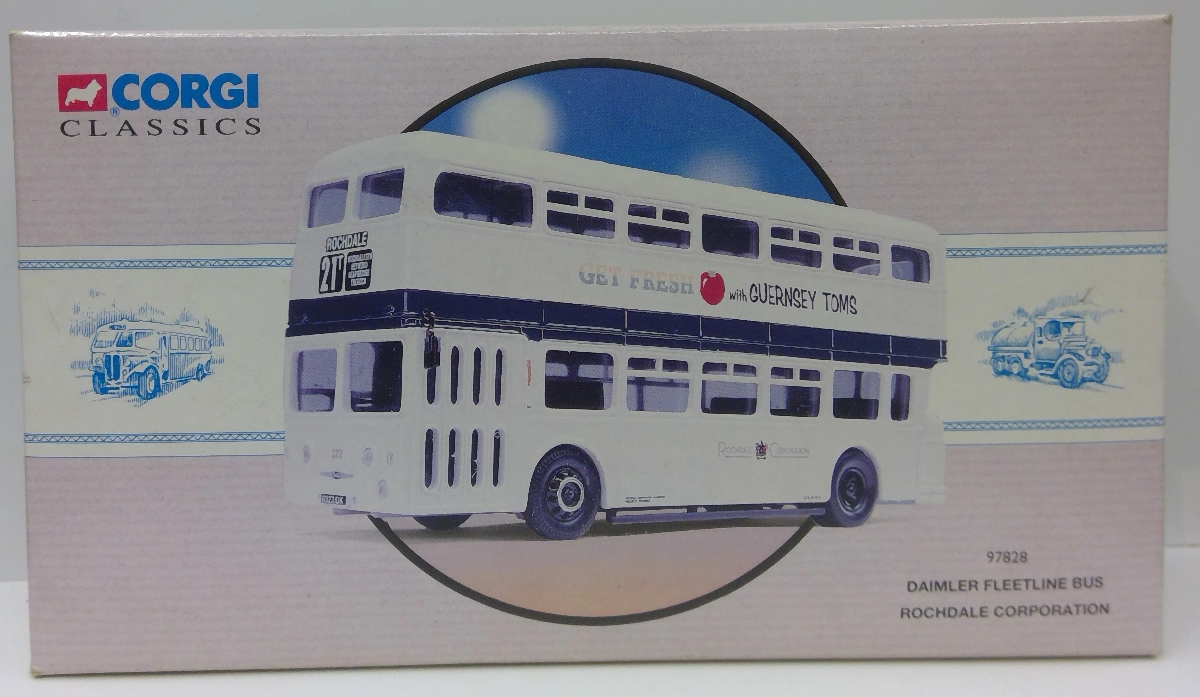 CORGI Classics Daimler Fleetline Bus Rochdale Corporation 1:50 3 CORGI Classics Daimler Fleetline Bus Rochdale Corporation 1:50
