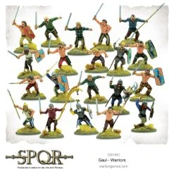 WARLOR GAMES SPQR: 152014001 Gaul – Warriors