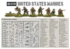 Warlord Games Bolt Action WGB-AI-06 US MARINES WW2 Pacific Theatre 1/56
