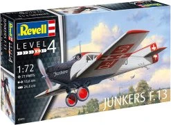 Revell 03870 Junkers F.13 Plastic Model Kit, 1:72 -Warlordgames Shop 6634c88ffa7fbc9610a511d0158350c9