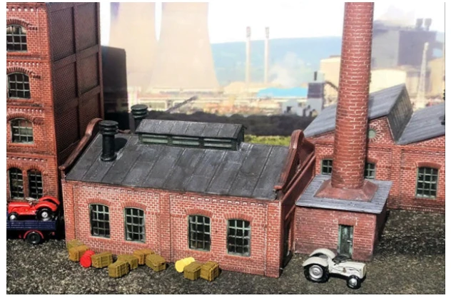 Kestrel GAUGEMASTER GMKD1007 BREWERY BOILER HOUSE KIT 1:148 Scale, N Scale