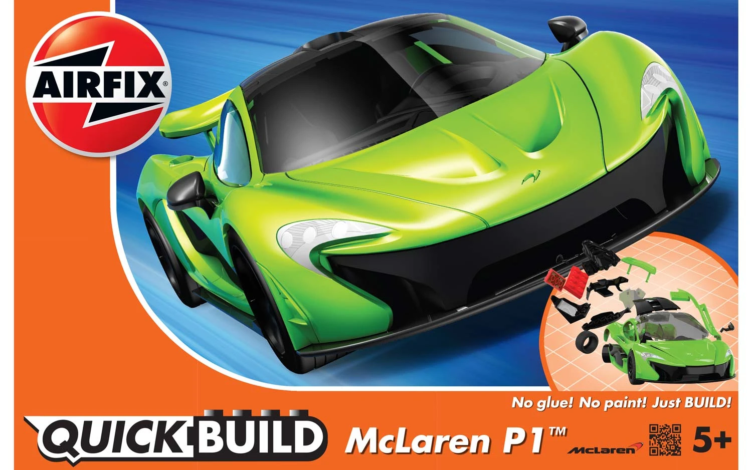 J6021 Airfix QUICKBUILD McLaren P1 Green 5 J6021 Airfix QUICKBUILD McLaren P1 Green - Image 3